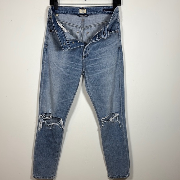 Citizens of Humanity Denim Jean 25 Liya High Rise Classic Fit Crop Distressed - Picture 8 of 8